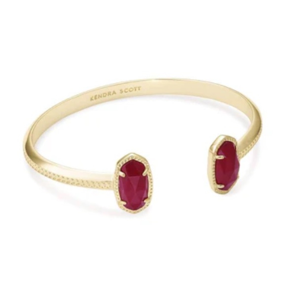 Kendra Scott | Elton Gold Cuff Bracelet in Crimson